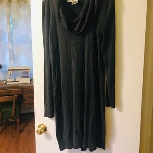 Knit dress heather grey